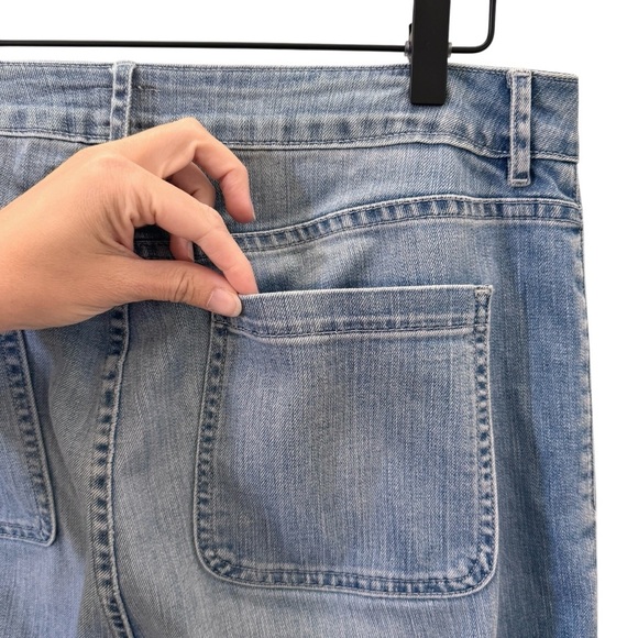 Ann Mashburn Coco Patch Pocket Jean in "7-Year Indigo Stretch Denim" Size 32 - Picture 14 of 16